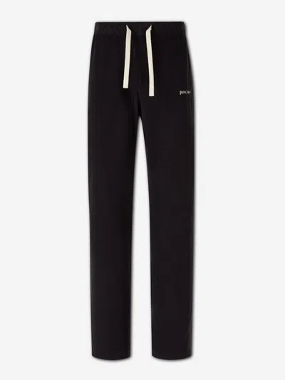 Palm Angels Straight Corduroy Trousers In Black