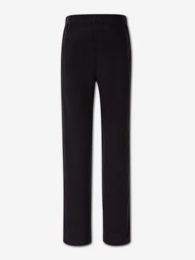 Palm Angels Straight Corduroy Trousers In Black