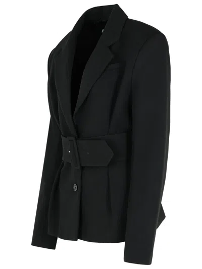 Rotate Birger Christensen 'larina' Black Polyester Blazer In Black