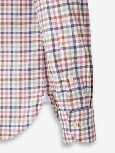 Luigi Borrelli Check Pattern Shirt In Multi
