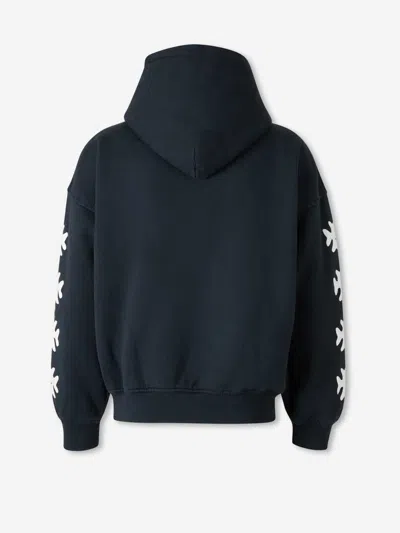 Rhude Hooded Sweatshirt In Blue