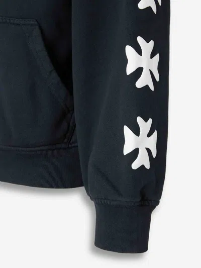 Rhude Hooded Sweatshirt In Blue