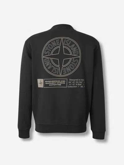Stone Island Round Neck Sweatshirt In Gray