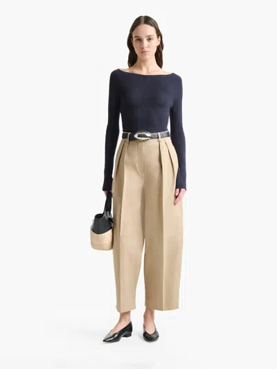 Altuzarra Balloon Cotton Pants In Nude