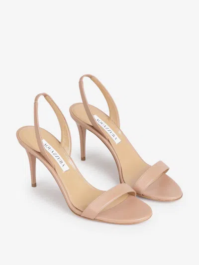 Aquazzura So Nude 105 Sandals In Neutral