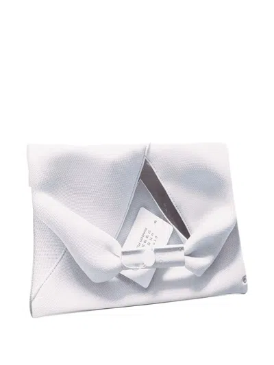 Mm6 Maison Margiela Japanese Medium Clutch In White