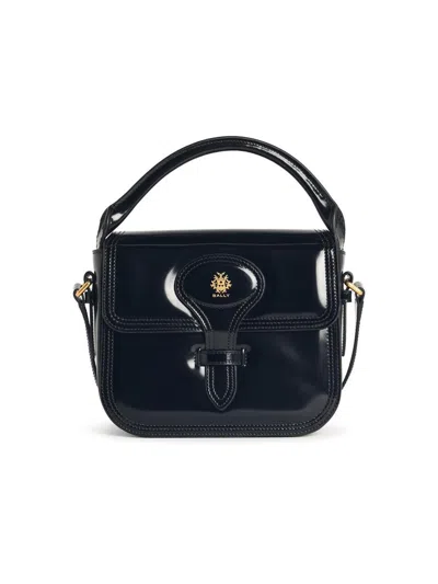 Bally Mini Bag With Top Handle And Strap In Black