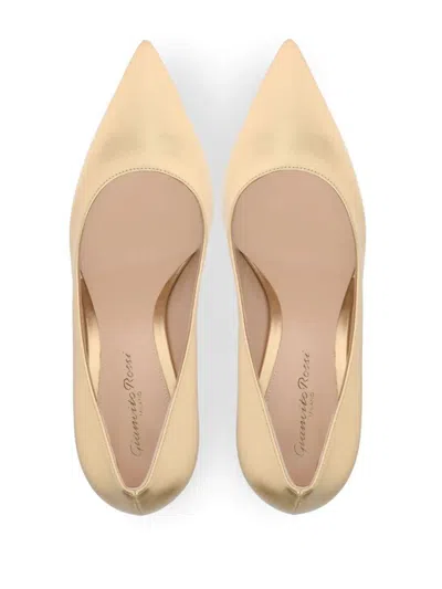 Gianvito Rossi Gianvito 85 Nappa Leather Pumps Shoes In Gold