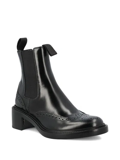 Saint Laurent Vincent Smooth Leather Chelsea Boots Shoes In Black