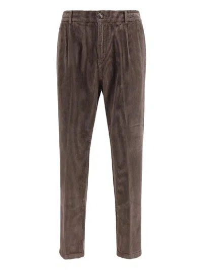 Cruna Mitte Corduroy Trousers In Brown