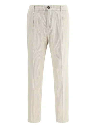 Cruna Mitte Corduroy Trousers In Neutral