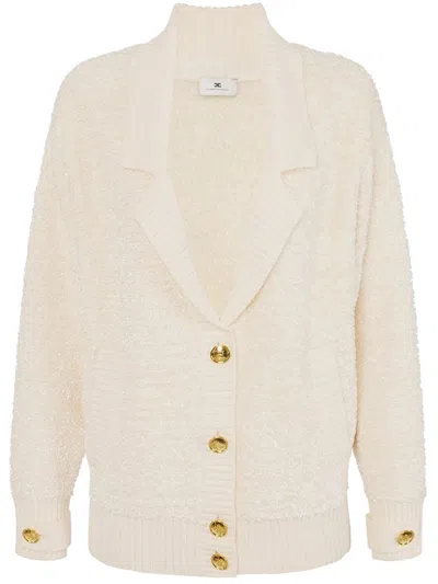 Elisabetta Franchi Tricot Jersey Clothing In Neutral