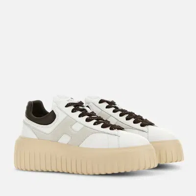 Hogan H-stripes Sneakers In White