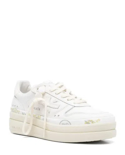 Premiata Micol 6788 Platform Sneaker In White