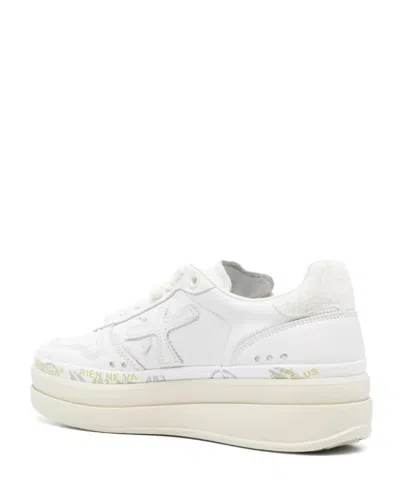 Premiata Micol 6788 Platform Sneaker In White