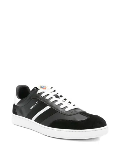 Bally Roget Leather Sneakers Contrast Sole