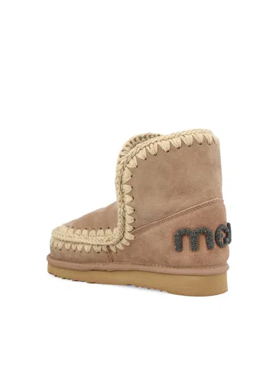 Mou Eskimo 18 Glitter Logo In Brown