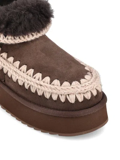 Mou Mini Eskimo Platform Boot In Brown