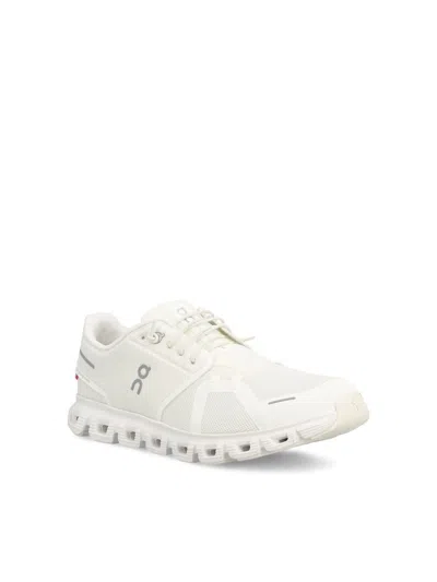 On Running Cloud 6 Sneakers With Innovative Foam Midsole In White