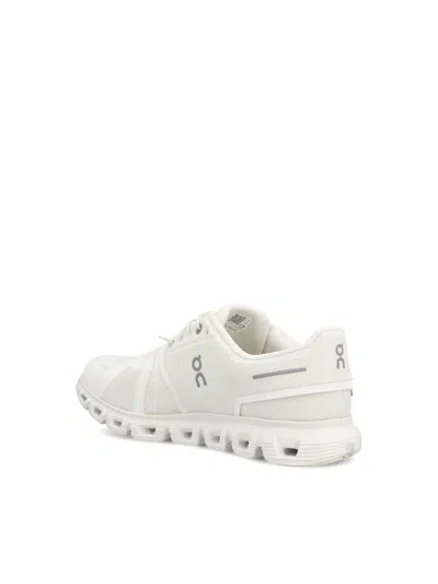 On Running Cloud 6 Sneakers With Innovative Foam Midsole In White