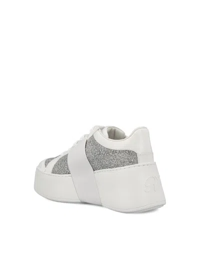 Roger Vivier Sneakers In White