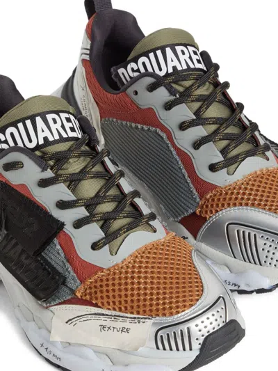 Dsquared2 Lace-up Sneakers In Multi