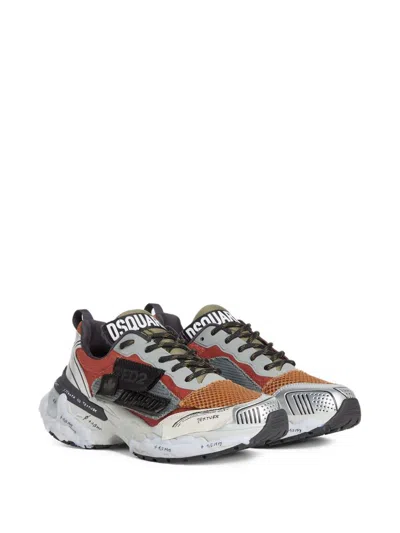 Dsquared2 Lace-up Sneakers In Multi