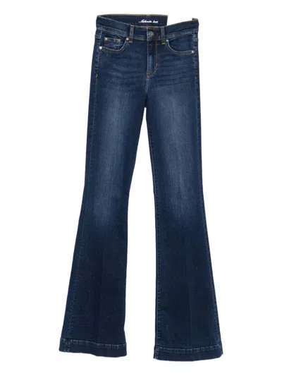 Liu •jo High-rise Flared Jeans In Blue