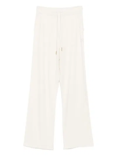 Blumarine Trousers In Neutral