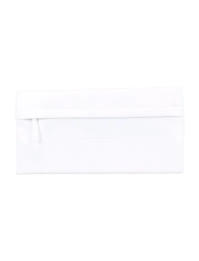 Mm6 Maison Margiela Trompe L'oeil Numeric Pochette Small In White