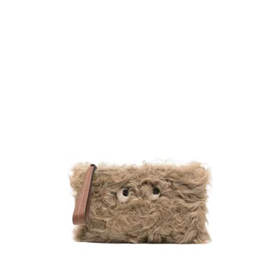 Anya Hindmarch Eyes Clutch In Brown