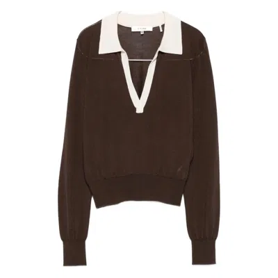 Frame Sweaters In Brown