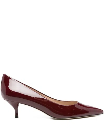 Stuart Weitzman Stuart Power 50 Pump In Red