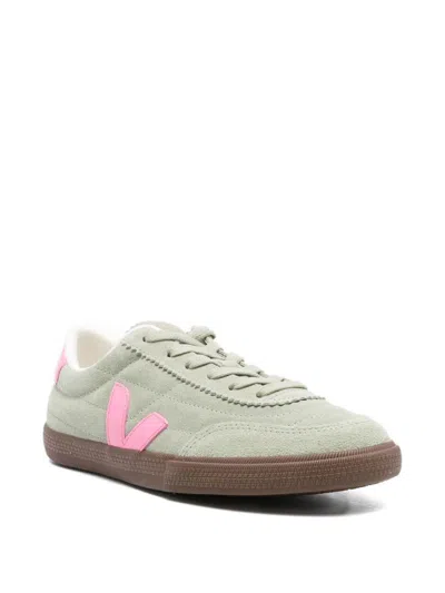 Veja Panenka Suede Sneakers In Green