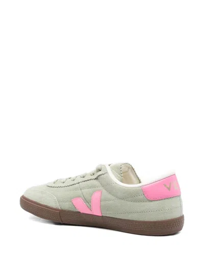Veja Panenka Suede Sneakers In Green