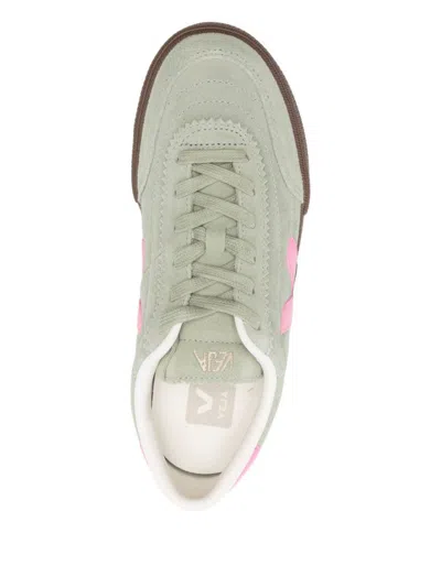 Veja Panenka Suede Sneakers In Green