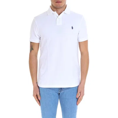 Polo Ralph Lauren Cotton Piquet Polo Shirt In White