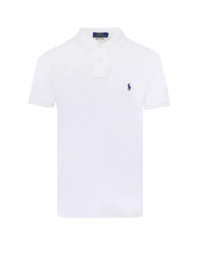 Polo Ralph Lauren Cotton Piquet Polo Shirt In White