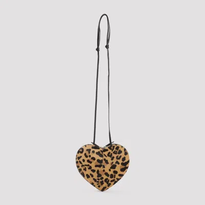 Alaïa Le Coeur Leopard Shoulder Bag Women In Multi