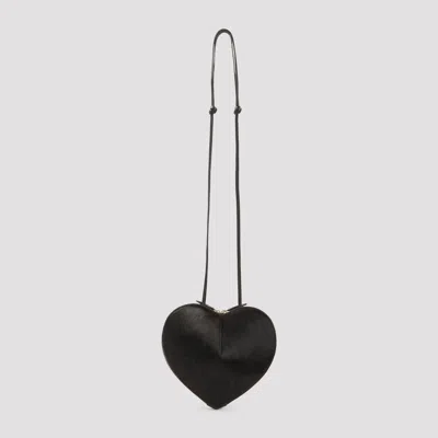 Alaïa Rigid Heart Shaped Shoulder Bag With Hardware In Brown