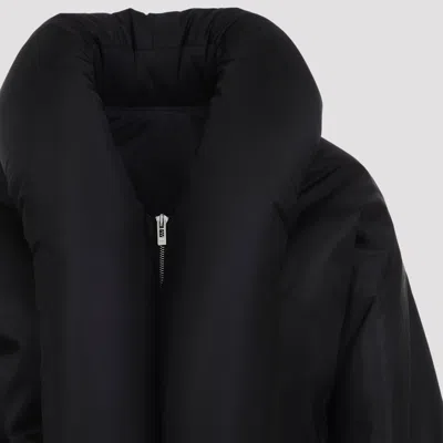 Alaïa Insulated Long Sleeve High Collar Jacket In Black