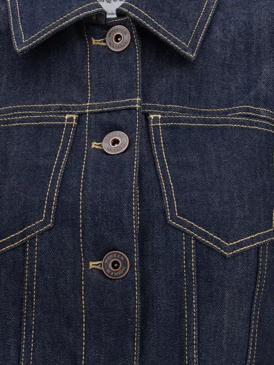 Alexander Mcqueen Stylish Jackets With Unique Design Features In Blue