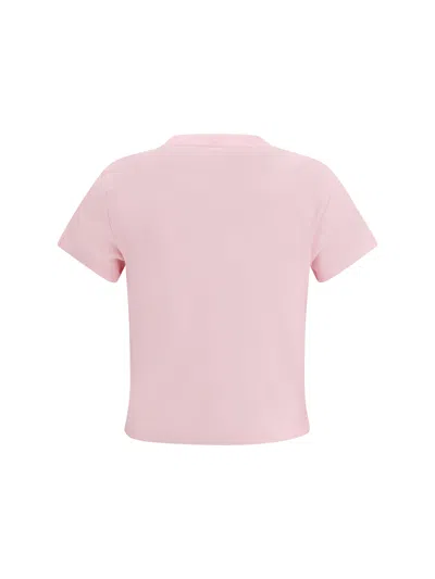 Alexander Wang Women Cropped T-shirt In Pink