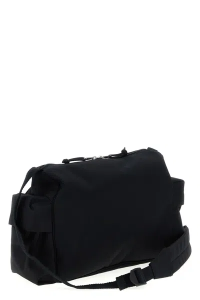 Balenciaga Small Explorer Multipocket Canvas Weekend Bag In Black