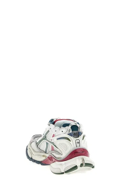 Balenciaga Men Runner Low-top Mesh Sneakers In Multi