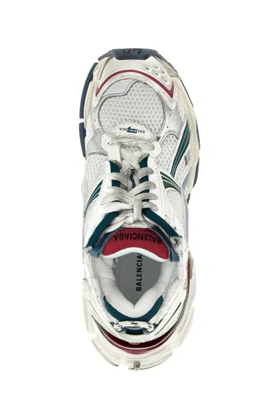 Balenciaga Men Runner Low-top Mesh Sneakers In Multi