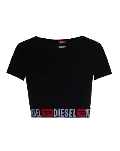 Diesel Irma D-core Top Woman Black In Black