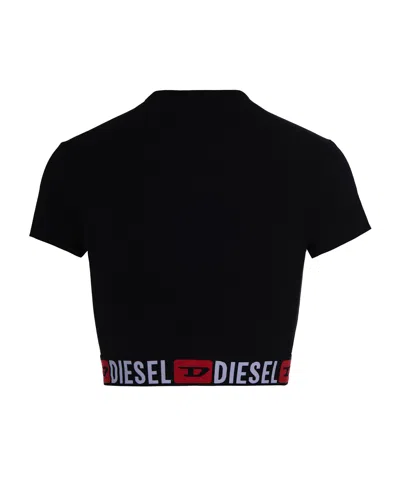 Diesel Irma D-core Top Woman Black In Black