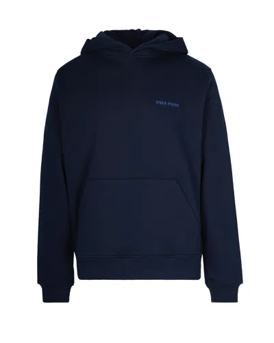 Daily Paper Felpa Candle Label Blue In Blue