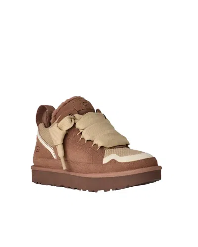 Ugg Webbing Heel Strap Logo Patch Sneakers In Brown